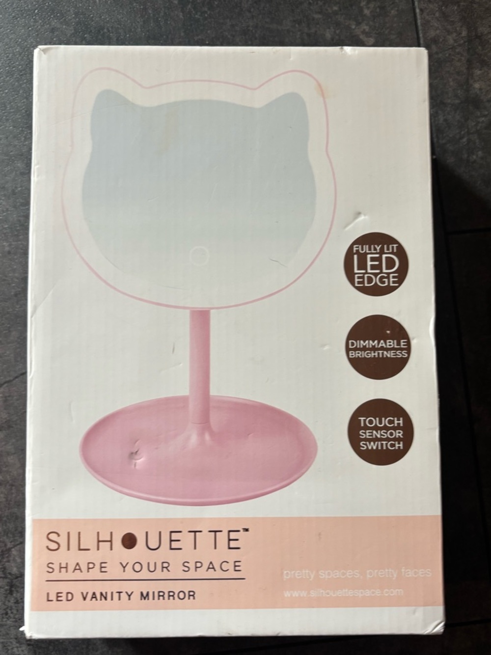 hello kitty  LED Vanity Mirror in Pink